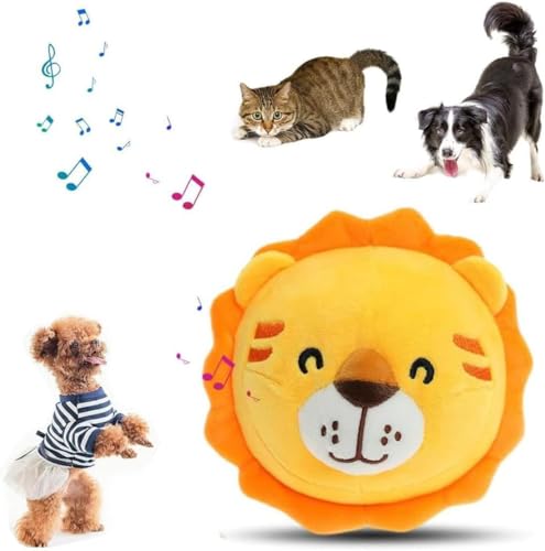 NMFAEWC Waschbares elektronisches Hundespielzeug mit Cartoon-Schweinchen, bewegliches Haustier-Plüschspielzeug, interaktives Hundespielzeug, quietschendes bewegliches Hundespielzeug, schütteln von NMFAEWC