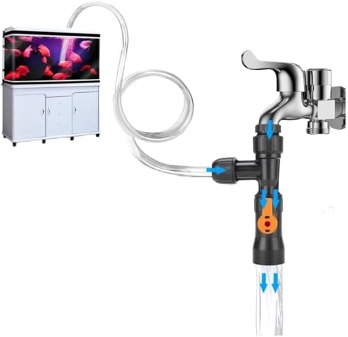 NMJHEVX Wasserwechsler für Aquarien, Aquarien Wasserwechsler mit Kiessauger, Aquarium-Reinigungsgerät mit 12/16 mm Schlauchanschluss, Einstellbare Durchflussregelung für Wasserwechsel NMJHEVX Wasserwechsler für Aquarien, Aquarien Wasserwechsler mit Kiessauger, Aquarium-Reinigungsgerät mit 12/16 mm Schlauchanschluss, Einstellbare Durchflussregelung für Wasserwechsel von NMJHEVX