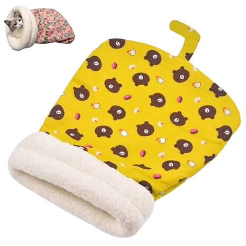 NMZXSTKN Katzenschlafsack für drinnen, süßer Katzenschlafsack, Nickerchennest für Haustiere, bequemer Warmer Schlafsack für Katzen, Winterschlafsack für Katzen, bequemes und weiches Katzenbett NMZXSTKN Katzenschlafsack für drinnen, süßer Katzenschlafsack, Nickerchennest für Haustiere, bequemer Warmer Schlafsack für Katzen, Winterschlafsack für Katzen, bequemes und weiches Katzenbett von NMZXSTKN