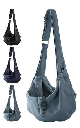 Noah & Paw Hundetragetasche für Kleine Hunde bis 10kg, Hundetasche mit Verstellbarem Schultergurt, und Weichem Fell, Doppelte Sicherheitsfunktion, Haustiere Tragetasche aus Premium Twill Noah & Paw Hundetragetasche für Kleine Hunde bis 10kg, Hundetasche mit Verstellbarem Schultergurt, und Weichem Fell, Doppelte Sicherheitsfunktion, Haustiere Tragetasche aus Premium Twill von NOAH & PAW