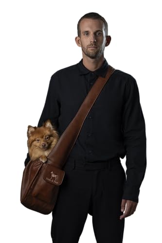 Noah & Paw Hundetragetasche für Kleine Hunde bis 10kg, Hundetasche mit Verstellbarem Schultergurt, und Weichem Fell, Doppelte Sicherheitsfunktion, Haustiere Tragetasche aus Veganes Leder Noah & Paw Hundetragetasche für Kleine Hunde bis 10kg, Hundetasche mit Verstellbarem Schultergurt, und Weichem Fell, Doppelte Sicherheitsfunktion, Haustiere Tragetasche aus Veganes Leder von NOAH & PAW