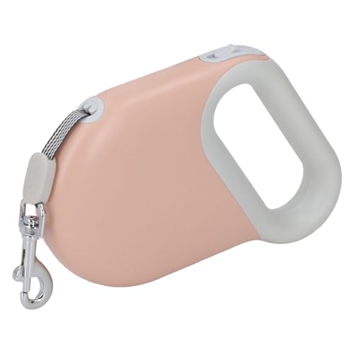 Einstellbare, Versenkbare Hundeleine, Ergonomisches Griff, Langlebige ABS -Aluminiumlegierung, Ideal für Outdoor -Abenteuer, Geeignet für Gehen, Laufen, Camping, Wandern (Rosa) von NOENNULL