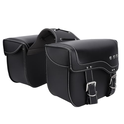 NOENNULL 1 Paar Motorrad -Seitenbeutel 30 L Motorrad -Satteltaschen mit Großer Kapazität, PU -Leder -Motorrad -Gepäckbeutel mit Trägern, für die Meisten Motorräder, Praktische NOENNULL 1 Paar Motorrad -Seitenbeutel 30 L Motorrad -Satteltaschen mit Großer Kapazität, PU -Leder -Motorrad -Gepäckbeutel mit Trägern, für die Meisten Motorräder, Praktische von NOENNULL