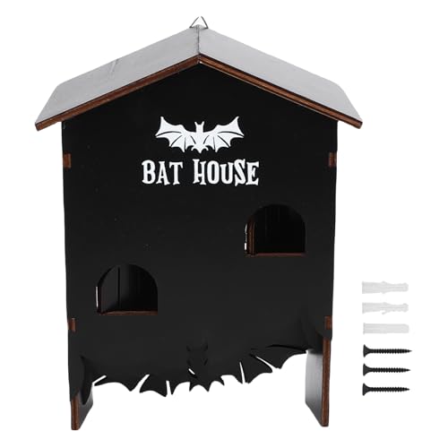 NOENNULL Fledermaushaus Im Freien, 3 Kammerholz -Fledermaus -Box -Schutz, Wetterfeste Gartenterrasse, Kontrolle für den Hinterhof NOENNULL Fledermaushaus Im Freien, 3 Kammerholz -Fledermaus -Box -Schutz, Wetterfeste Gartenterrasse, Kontrolle für den Hinterhof von NOENNULL
