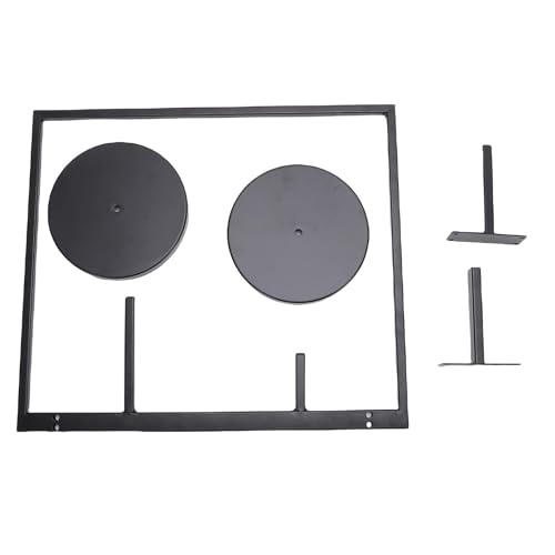 NOENNULL Metallwandanlagenhalter, Platzeinsparung, Modernes Design, Einfache Installation, Premiummaterial, Wandfensterdekoration mit Unverwechselbarem Charme für Jeden Raum von NOENNULL