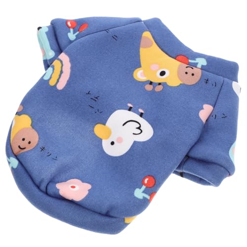 NOLITOY Katze Hund Kleidung Warmes Hundekostü Hundehemden Aus Baumwolle Warme Hundemäntel Party-hundekleidung Cartoon-welpenkleidung Katzenweste Polyester Zweibeinige Kleidung Haustier von NOLITOY