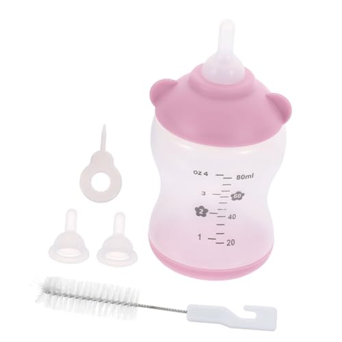 NOLITOY 1 Satz Fütterungsflasche für Welpen und Kätzchen Praktische und Trinkflasche für Kleine Haustiere mit Ersatz Saugern und Flaschenbürste für Unterwegs NOLITOY 1 Satz Fütterungsflasche für Welpen und Kätzchen Praktische und Trinkflasche für Kleine Haustiere mit Ersatz Saugern und Flaschenbürste für Unterwegs von NOLITOY