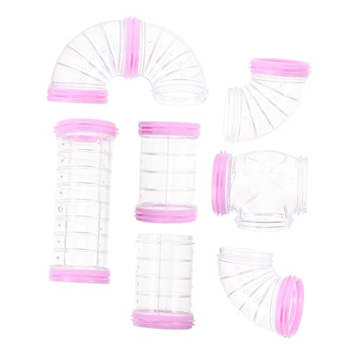 NOLITOY 1 Satz Hamster Käfig Zubehör Teiliges DIY Röhrensystem für Zwerghamster Meerschweinchen und Andere Kleintiere Installieren Design für Kreative Spielmöglichkeiten von NOLITOY