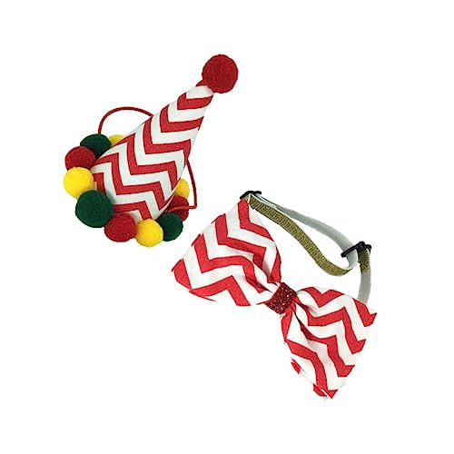 NOLITOY 1 Satz Weihnachtshundekrawatte lustiges Hundekostüm Haustier verkleiden Haustier Hund weihnachtsmann kostüm Mini Hundeschleifenknoten Hundefliege Weihnachtsutensilien von NOLITOY