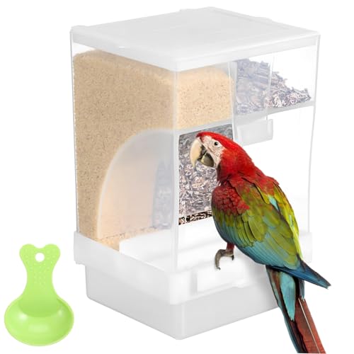 NOLITOY 1 Set Papageienfutterspender Vogelfutterbehälter Automatischer Vogelfutterspender Für Den Käfig Sauberes Vogelfutter Transparenter Vogelfutterspender Zufällige Farbe NOLITOY 1 Set Papageienfutterspender Vogelfutterbehälter Automatischer Vogelfutterspender Für Den Käfig Sauberes Vogelfutter Transparenter Vogelfutterspender Zufällige Farbe von NOLITOY
