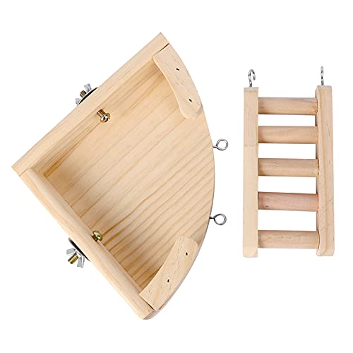 NOLITOY 1 Stück Kletterleiter für Hamster Holzspielzeug für Kleine Haustiere Spaß und Bewegung für Hamster und Zwerghamster aus Hochwertigem Holz Gefertigt NOLITOY 1 Stück Kletterleiter für Hamster Holzspielzeug für Kleine Haustiere Spaß und Bewegung für Hamster und Zwerghamster aus Hochwertigem Holz Gefertigt von NOLITOY