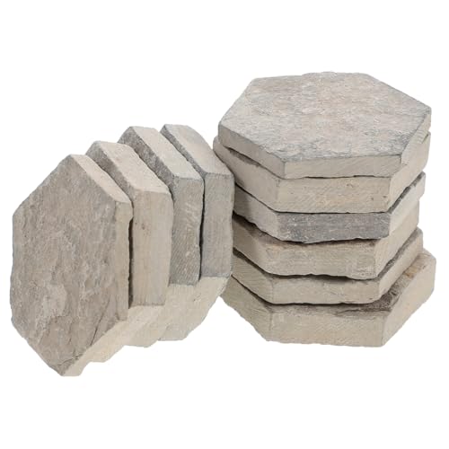 NOLITOY 10 Stück Natürliche Felsen Slices für Aquarium Dekoration und Terrarien für Reptilien und Aquatische Haustiere Leicht zu Reinigen und Pflegeleicht Einzigartige für Fischbehälter NOLITOY 10 Stück Natürliche Felsen Slices für Aquarium Dekoration und Terrarien für Reptilien und Aquatische Haustiere Leicht zu Reinigen und Pflegeleicht Einzigartige für Fischbehälter von NOLITOY