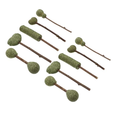 NOLITOY 10 Stück Teiliges Essbare Katzenminze Lollipops Katzenleckerlis Kausticks zur Zahnpflege und Beschäftigung für Katzen und Kätzchen Natürliches Katzenspielzeug Bewegung und von NOLITOY