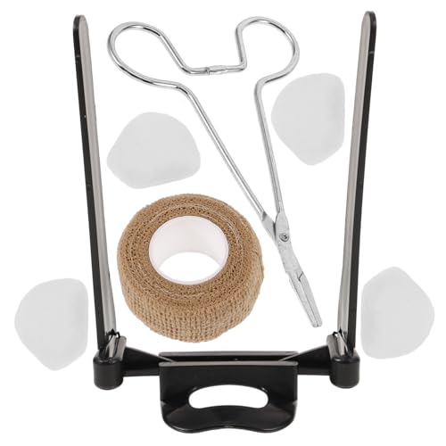 NOLITOY 1Satz Ohr Unterstützung Ohrstütze Für Welpen Stehende Für Haustiere Mit Zubehör Ohrband Ohrhaarschneider Wattebällchen Klebeband von NOLITOY