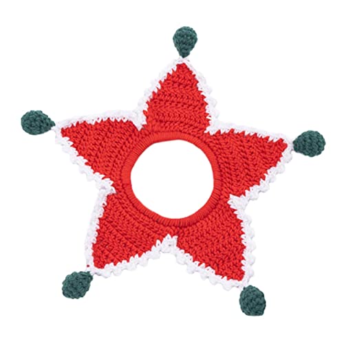 NOLITOY 1Stk Haustier-Speicheltuch Haustier Hundebandana Pentagramm Halskette Strickkleidung schal gearbeitete Halsmanschette Weihnachtsversorgung Nacken Zubehör NOLITOY 1Stk Haustier-Speicheltuch Haustier Hundebandana Pentagramm Halskette Strickkleidung schal gearbeitete Halsmanschette Weihnachtsversorgung Nacken Zubehör von NOLITOY