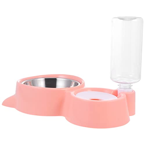 NOLITOY Automatische Fütterungs- Und Trinkstation Für Katzen Set Mit Futter- Und Wasserspender Für Katzen Wasserspenderschüssel Aus Nicht-designtem Material Futternapf Für Hunde von NOLITOY