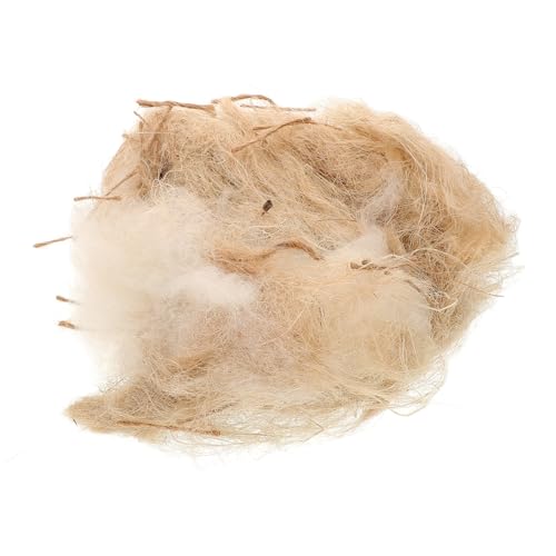 NOLITOY 2 Packungen Vogel nistmaterial Natürliches Sicheres Nistmaterial für Kanarienvögel Wellensittiche Wildvögel Vielseitig für Kleine Haustiere für Warme Komfortable Nester von NOLITOY