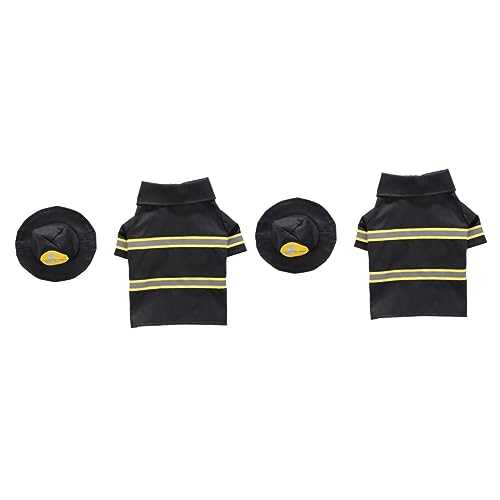NOLITOY 2 Sätze Feuerwehruniformkleidung Für Haustiere Feuerhund Kostü Der Weihnachtsmannanzug Haustierkleidung Hundehemden Katze Feuerwehrkostü Hundepullover Ältere Jacke Großer Hund NOLITOY 2 Sätze Feuerwehruniformkleidung Für Haustiere Feuerhund Kostü Der Weihnachtsmannanzug Haustierkleidung Hundehemden Katze Feuerwehrkostü Hundepullover Ältere Jacke Großer Hund von NOLITOY