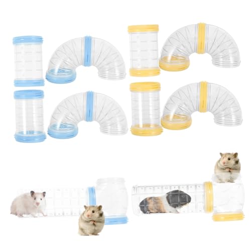 NOLITOY 2 Sätze Hamster-Tunnel- Kleintiertunnel Hamsterspielzeug Versteck Hamsterkäfig Mit Tunnel Ratte Hamsterröhren Und Tunnel Hamsterkäfigröhren Und Tunnel Extern Bausatz Pp von NOLITOY