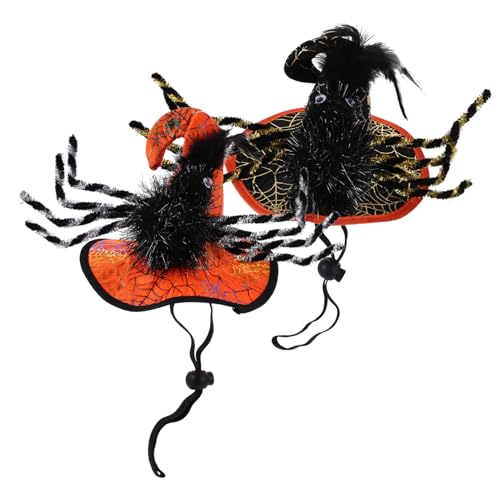 NOLITOY 2 Stück Halloween-Hut Halloween Haustierhüte Kopfbedeckung Halloween-kostüm Für Haustiere Halloween-haustierhut Lustiges Halloween-Haustier Halloween-Party-haustierhut Pp Baumwolle NOLITOY 2 Stück Halloween-Hut Halloween Haustierhüte Kopfbedeckung Halloween-kostüm Für Haustiere Halloween-haustierhut Lustiges Halloween-Haustier Halloween-Party-haustierhut Pp Baumwolle von NOLITOY