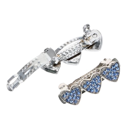 NOLITOY 2 Stück Herzförmige Hund Haarspangen mit Strass Haustier Haarschmuck für Kleine Hunde DIY Accessoires Blau Pet Barrettes für Alltag und Party NOLITOY 2 Stück Herzförmige Hund Haarspangen mit Strass Haustier Haarschmuck für Kleine Hunde DIY Accessoires Blau Pet Barrettes für Alltag und Party von NOLITOY