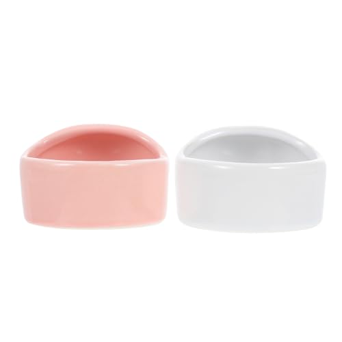 NOLITOY 2 Stück Keramik Hamster Futternapf Waschbare Kleine Futterschalen für Kleintiere Wie Kaninchen und Igel Kompakt Robust Platzsparend Pflegeleicht und Gesundheitsfördernd NOLITOY 2 Stück Keramik Hamster Futternapf Waschbare Kleine Futterschalen für Kleintiere Wie Kaninchen und Igel Kompakt Robust Platzsparend Pflegeleicht und Gesundheitsfördernd von NOLITOY