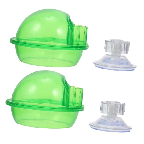 NOLITOY 2 Stück Reptilien Futternapf mit Saugnapf Stabile Grüne Futter Wasserschale für Eidechsen Leicht zu Reinigen und Anti Flucht für Chamäleons Geckos und Schildkröten NOLITOY 2 Stück Reptilien Futternapf mit Saugnapf Stabile Grüne Futter Wasserschale für Eidechsen Leicht zu Reinigen und Anti Flucht für Chamäleons Geckos und Schildkröten von NOLITOY