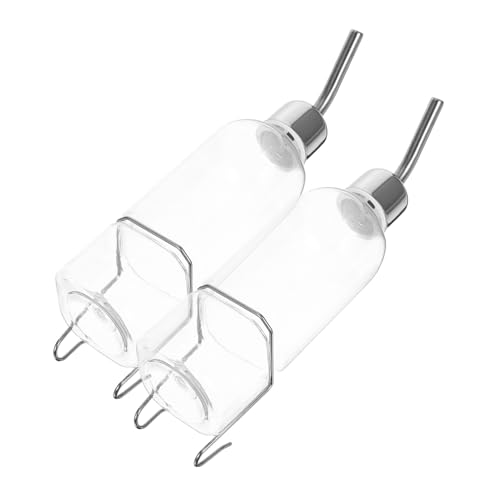 NOLITOY 2 Stück Teiliges Automatisches Hänge wassertrinksystem für Haustiere BPA sicher Langlebiger Wasserspender für Hunde und Kleine Tiere Umweltfreundlich Einfacher Zugang zum Trinken von NOLITOY