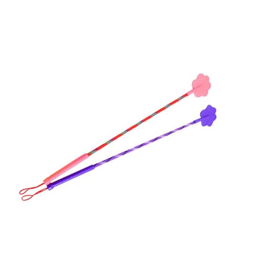 NOLITOY 2 Stück Teiliges Hundetraining Strapazierfähiger Pet Training Stick mit Elastischem Material Geeignet für Kleine Hunde und Katzen als Erziehungshilfe und Haustierzubehör von NOLITOY