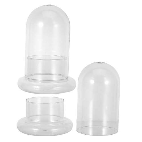 NOLITOY 2 Stück Teiliges Terrarium Glasflasche Ökologisches Deko Element für Mikrolandschaften für Bonsai Dekorieren mit Flair NOLITOY 2 Stück Teiliges Terrarium Glasflasche Ökologisches Deko Element für Mikrolandschaften für Bonsai Dekorieren mit Flair von NOLITOY
