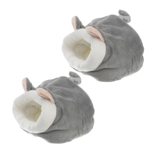 NOLITOY 2 Stücke Kleintier Versteck Cartoon Hausbett mit Belüftungslöchern Komfortables Atmungsaktives Nest für Hamster Igel Kleine Haustiere Sicherer Gemütlicher Rückzugsort NOLITOY 2 Stücke Kleintier Versteck Cartoon Hausbett mit Belüftungslöchern Komfortables Atmungsaktives Nest für Hamster Igel Kleine Haustiere Sicherer Gemütlicher Rückzugsort von NOLITOY