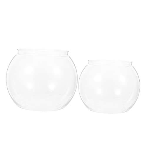 NOLITOY 2stücke Unzerbrechliches Transparentes Desktop Fischglas Tank Für Büro Und Zuhause Für Goldfische Und Dekoration NOLITOY 2stücke Unzerbrechliches Transparentes Desktop Fischglas Tank Für Büro Und Zuhause Für Goldfische Und Dekoration von NOLITOY