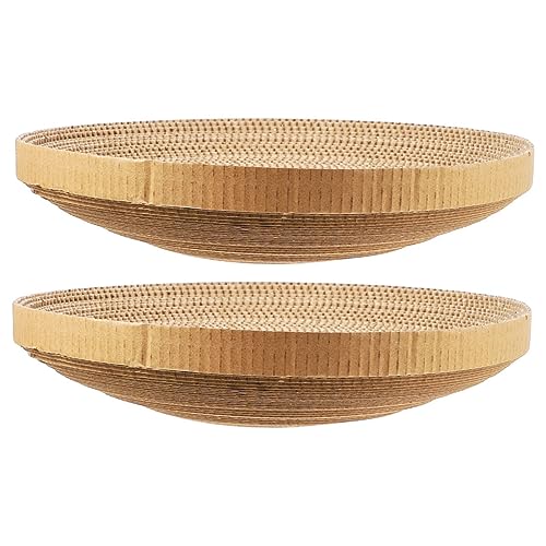 NOLITOY 2st Gewellter Ersatzkern Wandkratzer Für Katzen Kratzspielzeug Für Katzen Kletterpfosten Für Katzen Katzenkratzer Aus Sisal Recycelte Wellpappe Papier Kratzfeste Matte Austauschbar NOLITOY 2st Gewellter Ersatzkern Wandkratzer Für Katzen Kratzspielzeug Für Katzen Kletterpfosten Für Katzen Katzenkratzer Aus Sisal Recycelte Wellpappe Papier Kratzfeste Matte Austauschbar von NOLITOY