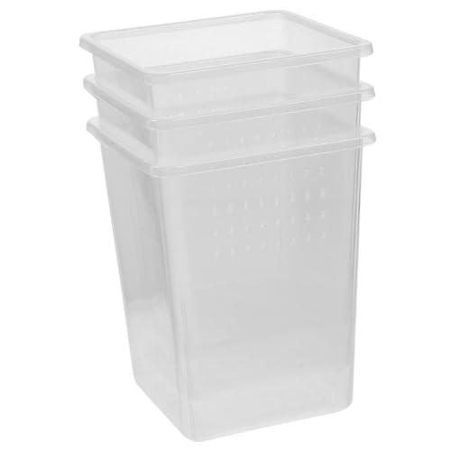 NOLITOY 3 Stück Praktische Terrarien Zuchtboxen aus Robustem Material mit Belüftung Geeignet als Kleine und Inkubatoren für Vogelspinnen Skorpione und Insektenhaltung NOLITOY 3 Stück Praktische Terrarien Zuchtboxen aus Robustem Material mit Belüftung Geeignet als Kleine und Inkubatoren für Vogelspinnen Skorpione und Insektenhaltung von NOLITOY