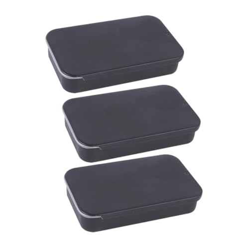 NOLITOY 3 Stück Teiliges Vogel Futterbox aus Langlebigem Edelstahl mit Schiebedeckel Praktische Outdoor Futterstation für Vogelfütterung und Training für Wildvögel und Haustier Vögel von NOLITOY