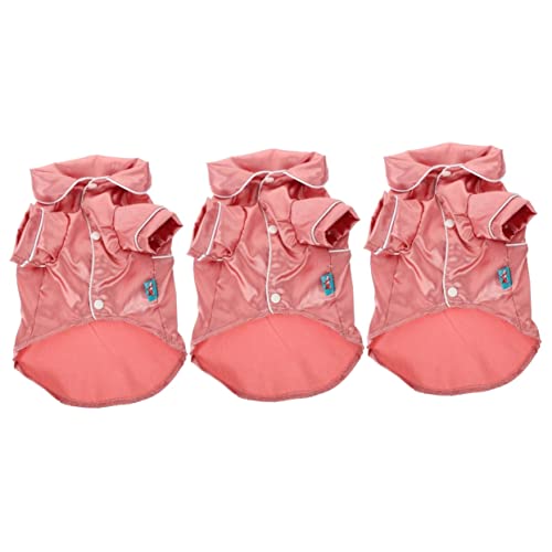 NOLITOY 3St hundepyjama Bademantel Hunde-Pyjama ädchen-Outfits Hündchen Kinderpyjamas Schlafanzug für änner Baby hundekleidung Overall für Haustiere Xiaoxiangfeng Stierkampf Baumwolle von NOLITOY