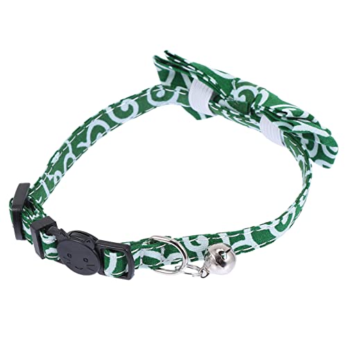 NOLITOY 3st Haustierhalsband Kätzchen Glockenhalsband Haustier Fliege Hundehalsbänder Mit Fliege Kätzchen Ausreißer Kleines Welpenhalsband Kätzchenhalsband Katzenkätzchen Tuch Trennen von NOLITOY