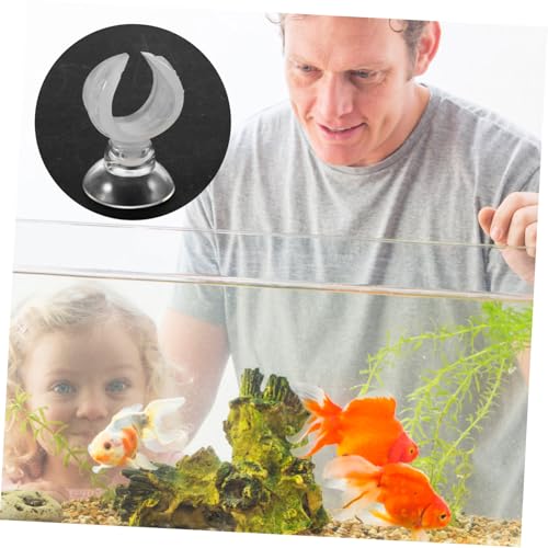 NOLITOY 4 Stück Teiliges Aquarium Saugnapf mit Drehbarem Clip Transparenter Schlauchhalter für Fisch Tank Futterrohr Einfache Schadstofffreies Material für Ordentliche Haltung NOLITOY 4 Stück Teiliges Aquarium Saugnapf mit Drehbarem Clip Transparenter Schlauchhalter für Fisch Tank Futterrohr Einfache Schadstofffreies Material für Ordentliche Haltung von NOLITOY
