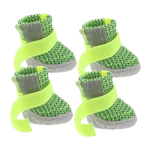 NOLITOY 4 Stück Teiliges Atmungsaktive Hundesportschuhe für Kleine Hunde rutschfeste Leichte Pfotenschützer Ganzjährig Geeignet Sicherer Sitz für Outdoor und Lauftraining NOLITOY 4 Stück Teiliges Atmungsaktive Hundesportschuhe für Kleine Hunde rutschfeste Leichte Pfotenschützer Ganzjährig Geeignet Sicherer Sitz für Outdoor und Lauftraining von NOLITOY