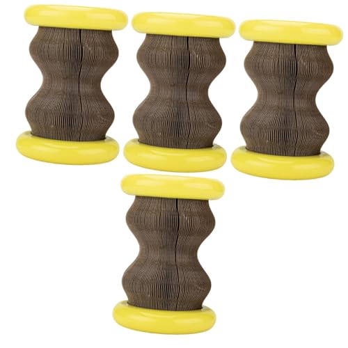 4 Stück Wellpappenspielzeug Für Katzen Spielzeug Für Haustiere Katzenpfote Wellpapier Katze Kratzmatte 4 Stück Wellpappenspielzeug Für Katzen Spielzeug Für Haustiere Katzenpfote Wellpapier Katze Kratzmatte von NOLITOY