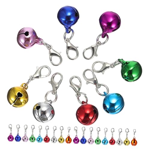 NOLITOY 45 Stück Teiliges Metallglöckchen Set Kleine Anhänger für Haustierhalsbänder Schlüsselanhänger DIY Zubehör Leichte Langlebige Katzen und Hundeglocken für Outdoor und NOLITOY 45 Stück Teiliges Metallglöckchen Set Kleine Anhänger für Haustierhalsbänder Schlüsselanhänger DIY Zubehör Leichte Langlebige Katzen und Hundeglocken für Outdoor und von NOLITOY