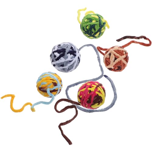 NOLITOY 5St Katze Ball Spielzeug Bestes Katzenspielzeug für Wohnungskatzen Kätzchenspielzeug für Wohnungskatzen interaktives katzenspielzeug Interactive cat Toy die Katze NOLITOY 5St Katze Ball Spielzeug Bestes Katzenspielzeug für Wohnungskatzen Kätzchenspielzeug für Wohnungskatzen interaktives katzenspielzeug Interactive cat Toy die Katze von NOLITOY