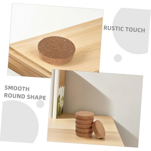 NOLITOY 6 Stück 6 teiliges Korkverschluss Set für Glasflaschen Runde Form Wiederverwendbar als Pflanzenkorken für Hydrokultur Vasen und dekorative Blumentöpfe von NOLITOY