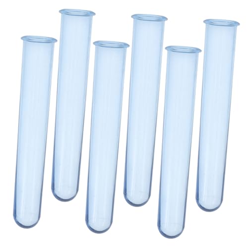 NOLITOY 6 Stück Klare Reagenzglas Vasen für Hydrokultur Pflanzen DIY Blumentopf Transparentes Röhrchen Home Office Dekoration Tischvase für Blumenarrangements NOLITOY 6 Stück Klare Reagenzglas Vasen für Hydrokultur Pflanzen DIY Blumentopf Transparentes Röhrchen Home Office Dekoration Tischvase für Blumenarrangements von NOLITOY