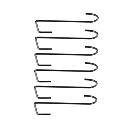 NOLITOY 6 Stück Teiliges Wandhaken für Blumenampeln Stabile Eisenhalterung für Pflanzen für Garten Terrasse Innen und Außendekoration Design von NOLITOY