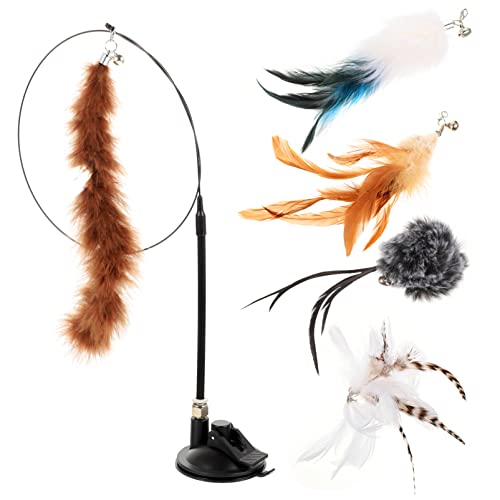 NOLITOY 6st Katzensauger Katzenteaser Plüschtiere Spielzeug Ausgestopftes -plüschtier Reizstäbe Für Katzen Lange Neckende Zauberstäbe Plüsch-Teaser-stäbchen Plüsch Feder Pole NOLITOY 6st Katzensauger Katzenteaser Plüschtiere Spielzeug Ausgestopftes -plüschtier Reizstäbe Für Katzen Lange Neckende Zauberstäbe Plüsch-Teaser-stäbchen Plüsch Feder Pole von NOLITOY