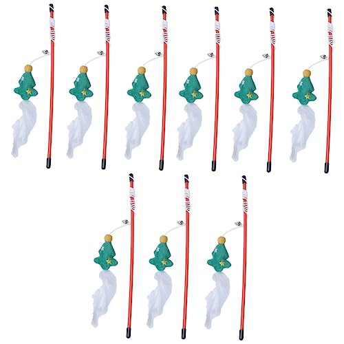 NOLITOY 9 STK Weihnachtsstrumpf Katzenspielzeug Weihnachtskatzen-Tease-Stick Kauspielzeug Für Hunde Zu Weihnachten Weihnachtskatze Teaser Spielzeug Katzenstock Haustier Ältere NOLITOY 9 STK Weihnachtsstrumpf Katzenspielzeug Weihnachtskatzen-Tease-Stick Kauspielzeug Für Hunde Zu Weihnachten Weihnachtskatze Teaser Spielzeug Katzenstock Haustier Ältere von NOLITOY