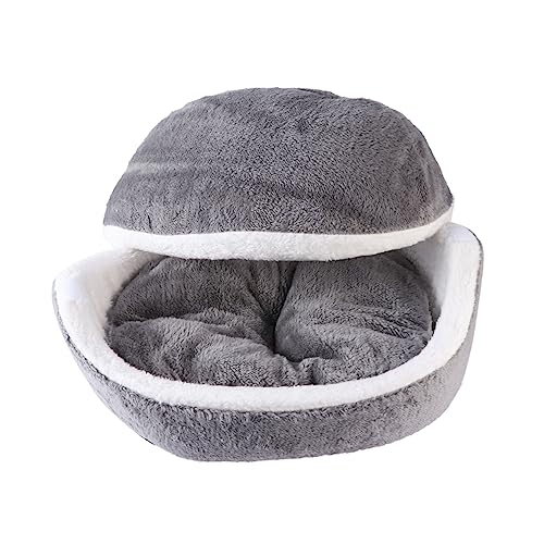 NOLITOY Abnehmbares Katzennest Katzenbett-Hängematte Haustierbett Süßes Katzenbett erhöhtes katzenbett hundehaus Bett Haustier warmes Haus Grau NOLITOY Abnehmbares Katzennest Katzenbett-Hängematte Haustierbett Süßes Katzenbett erhöhtes katzenbett hundehaus Bett Haustier warmes Haus Grau von NOLITOY