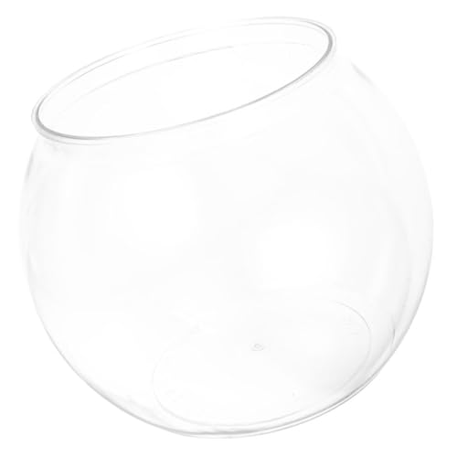 NOLITOY Transparentes Unzerbrechliches Fischglas Dekorativer Desktop-fischtank Kugel-Aquarium Für Zuhause Und Büro Für Pflanzen Und Fische Mittelgroß von NOLITOY