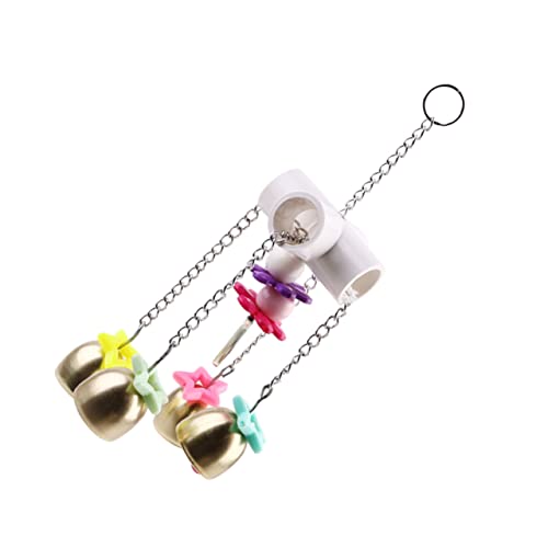 NOLITOY Pet Parrot Bell Chime Kreatives Windspiel Für Vögel Dekoratives Spielzeug Und Kauspielzeug Für Papageien Käfigzubehör Für Kleine Und Mittelgroße Vögel NOLITOY Pet Parrot Bell Chime Kreatives Windspiel Für Vögel Dekoratives Spielzeug Und Kauspielzeug Für Papageien Käfigzubehör Für Kleine Und Mittelgroße Vögel von NOLITOY
